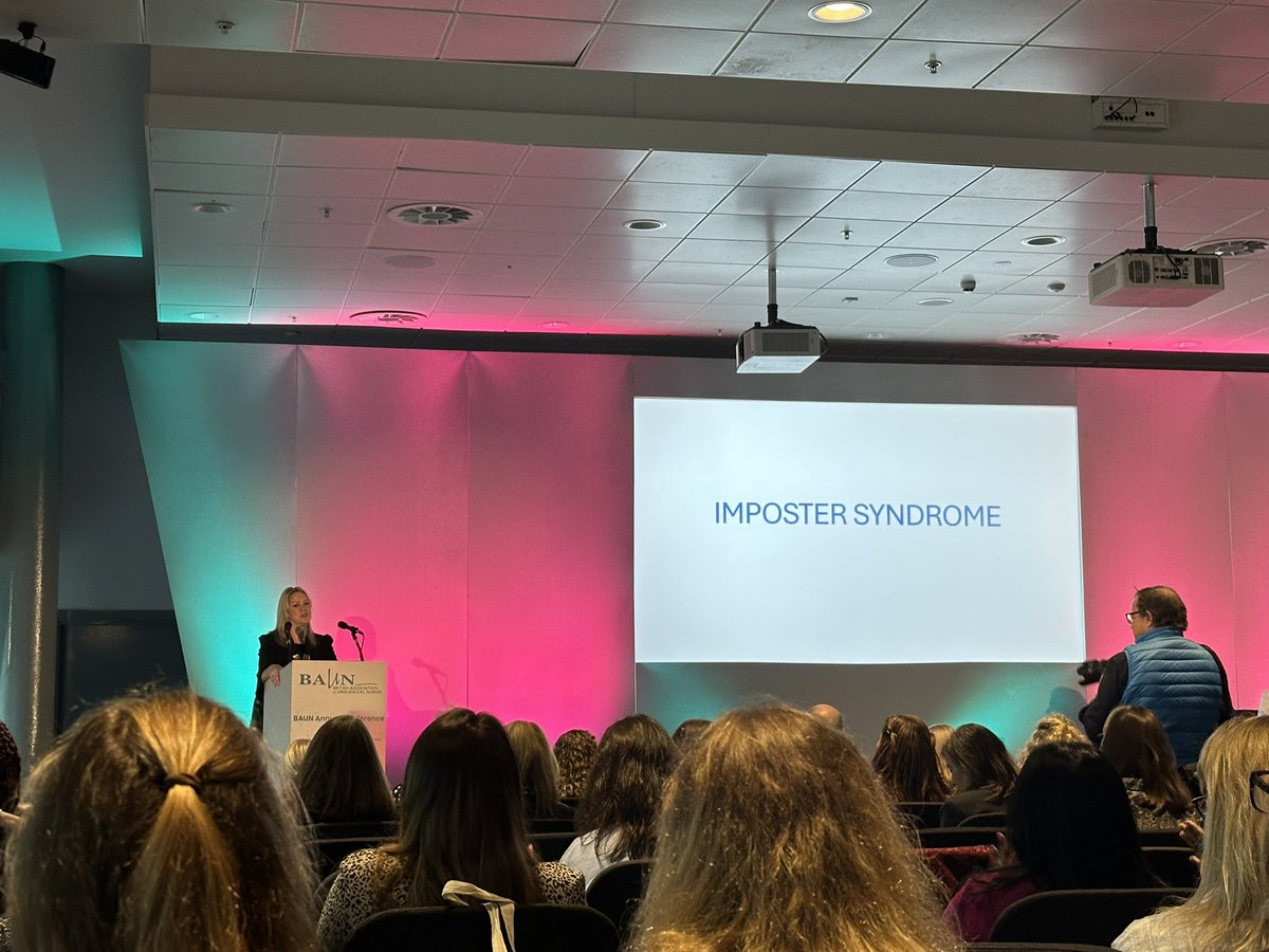 #BAUN24 <a href="/BAUNnurses/">BAUN</a> Welcome address <a href="/SarahHillsBAUN/">Sarah Hillery</a> - couldn't feel more welcome!! 🙏. Amongst friends we want to hear your voice ... Imposter syndrome in the bin!!
