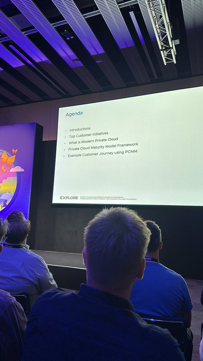 First session of <a href="/VMwareExplore/">VMware Explore</a> 2024. Private Cloud Maturity Model