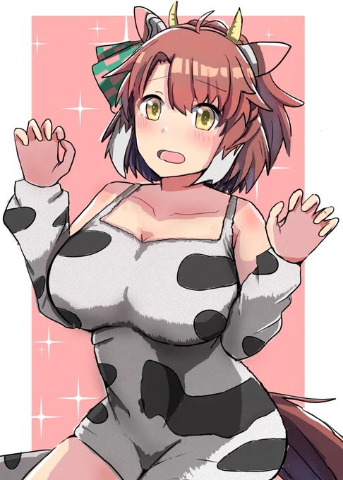 ミノタウルスダンツを描きました いろいろあってハロウィンに遅刻しました #ウマ娘 #ダンツフレーム