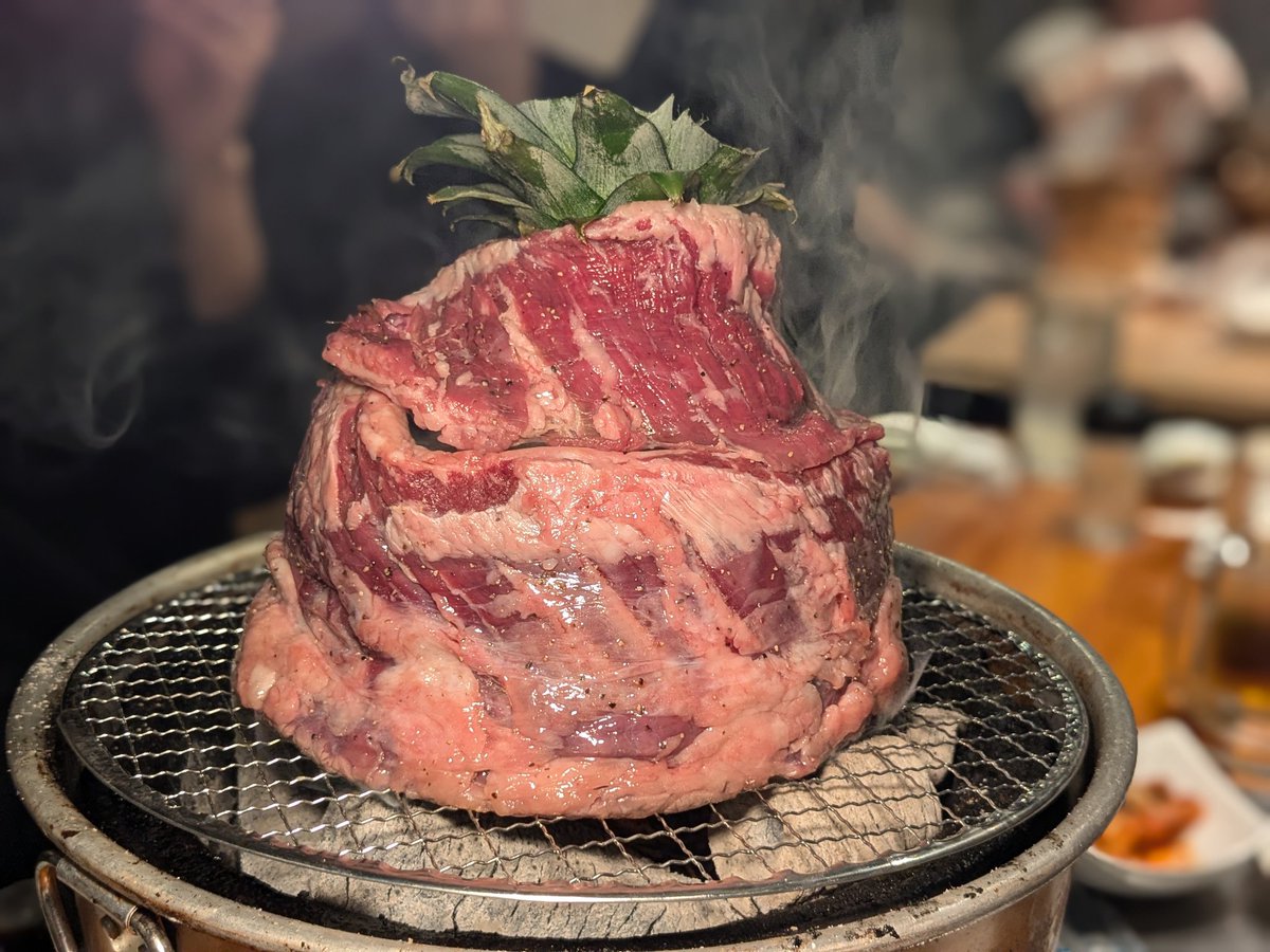 pyro5040's tweet image. 肉の塔踏破！