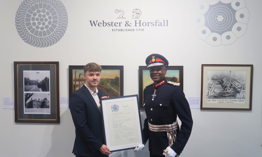 TyseleyEnergy's tweet photo. We had the honor of accepting the King’s Award for Enterprise in Sustainable Development from The Lord-Lieutenant at our site! 🏆 A true privilege for Webster &amp; Horsfall Group and Tyseley Energy Park 🌍 Read more about our day and the award here: 
https://t.co/4CJM9unuoJ https://t.co/iKor3vdxqA