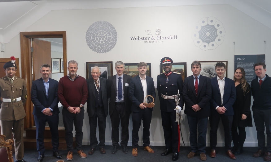 TyseleyEnergy's tweet photo. We had the honor of accepting the King’s Award for Enterprise in Sustainable Development from The Lord-Lieutenant at our site! 🏆 A true privilege for Webster &amp; Horsfall Group and Tyseley Energy Park 🌍 Read more about our day and the award here: 
https://t.co/4CJM9unuoJ https://t.co/iKor3vdxqA