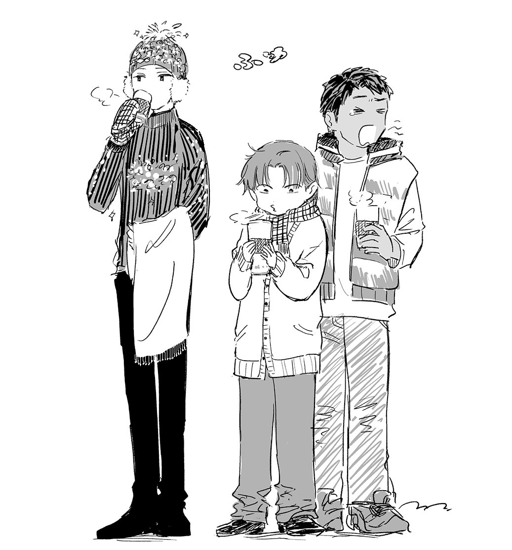 謎のパン屋の冬の過去絵 