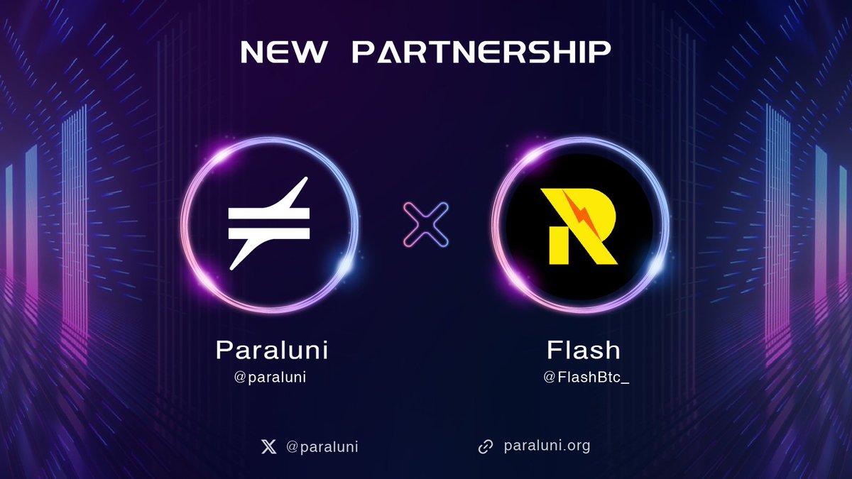 🎉We are very excited to announce a new partnership <a href="/FlashBtc_/">Flash</a>

✨Flash enables seamless BTC-BSC transfers, boosting liquidity on both networks. Coming soon: over-collateralized lending with BTC, BNB, and $FLASH

🚀Looking forward to future cooperation!