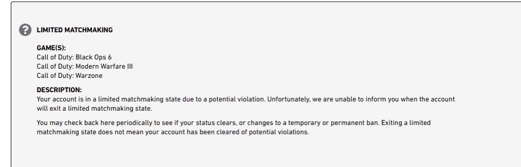 Why am I getting fucking shadow banned so close to prestige master game is a joke unshadow me now so I can finish my grind <a href="/Activision/">Activision</a> <a href="/ATVIAssist/">Activision Support</a> #callofduty #BlackOps6 #BO6