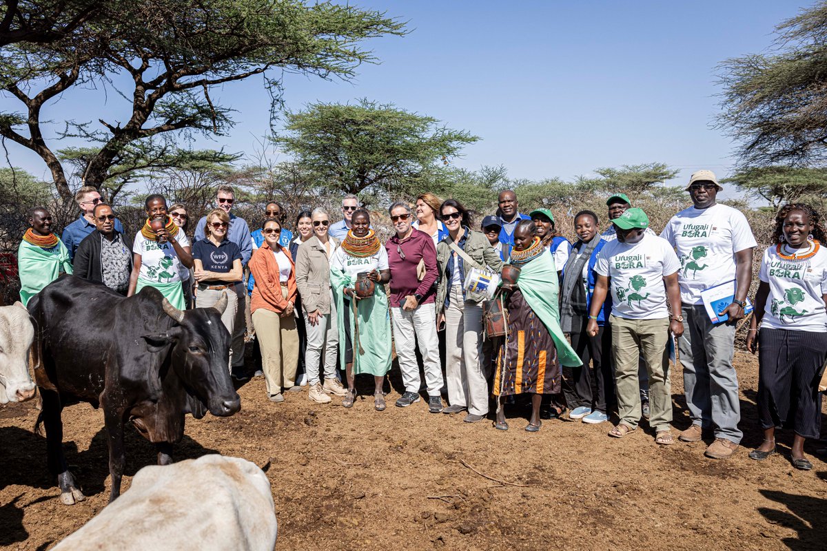 LaurenLandis1's tweet photo. Pleased to host @Zoetis leadership in Isiolo to see first-hand how the Foundation’s support is helping @WFP link pastoralist to  insurance, vet services, finances &amp; markets, boosting productivity and resilience in a region that is prone to climate shocks. https://t.co/3UsoTCzl8G
