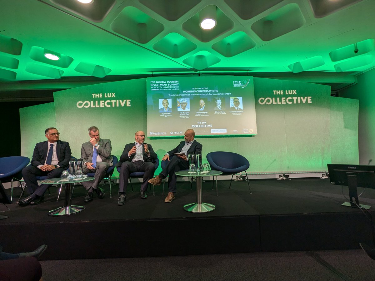 Fascinating first panel at #ITIC Global #Tourism #Investment Summit in advance of <a href="/WTM_London/">World Travel Market (WTM) London</a>. All about record #growth, nothing of any substance about #sustainability. So much for #BuildBackBetter. #SDGs