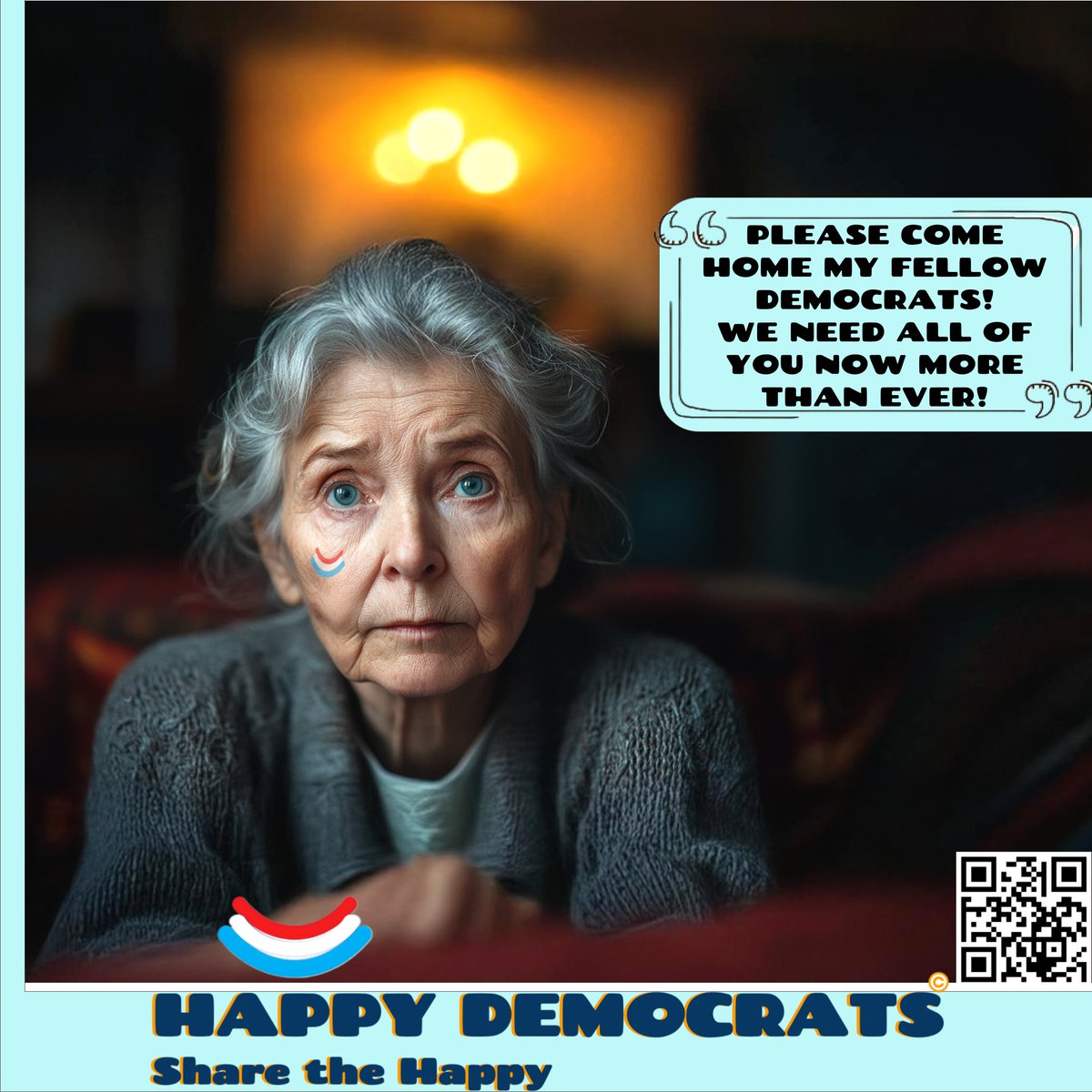 HappyDemocrats's tweet image. Fellow Democrats, this is the moment to give it everything you've got—whether you're making calls to battleground voters between errands, knocking on doors, or attending online events.

Now, more than ever, we need all Democrats to come together! Make no mistake: when we fight,…