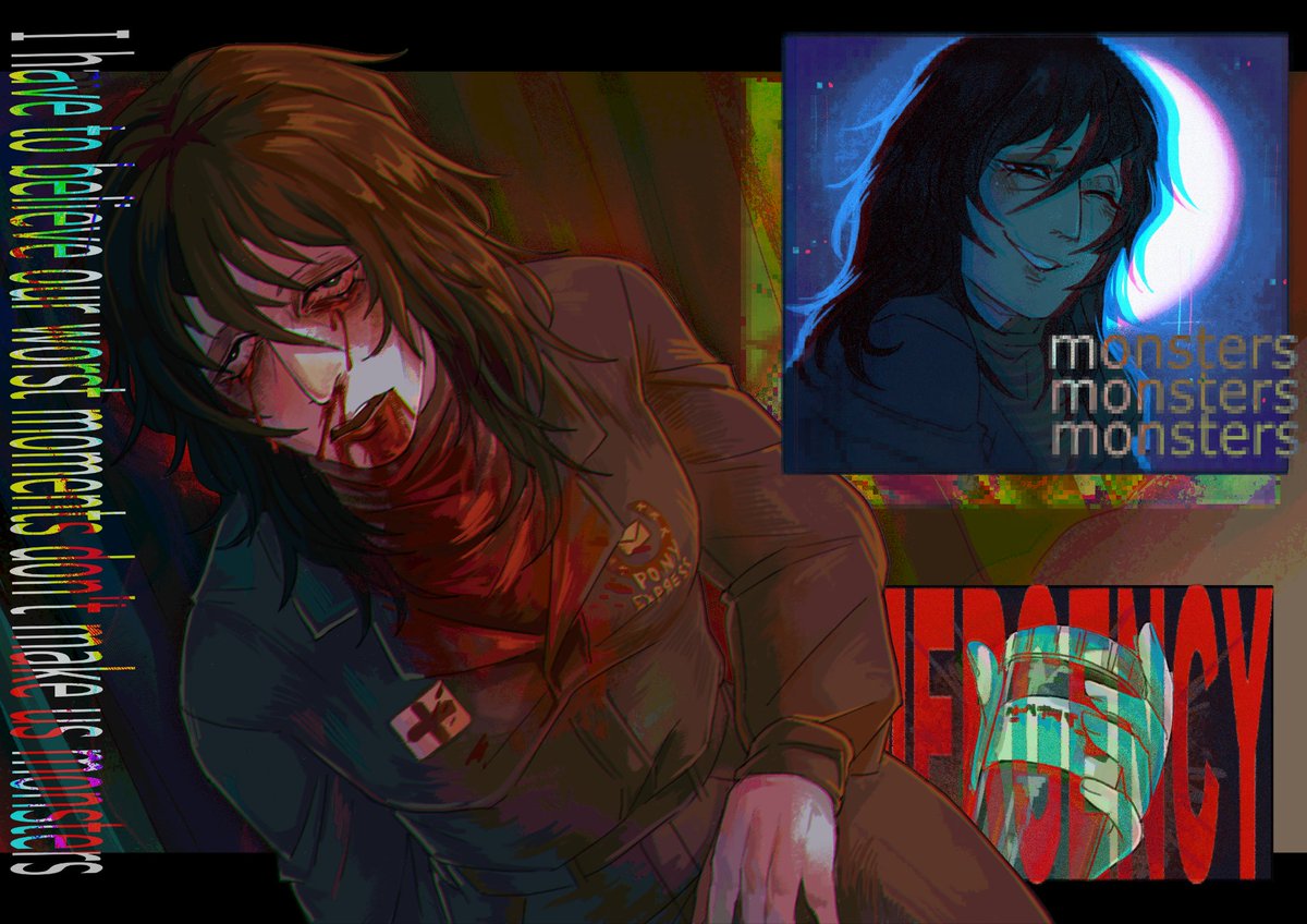 nasty_dude_heh's tweet image. #mouthwashing #mouthwashinganya #mouthwashingfanart