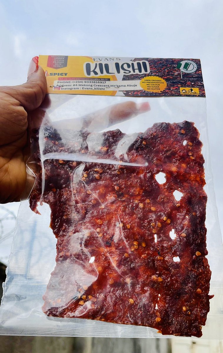 I sell Kilishi, and we deliver worldwide:
 
 100g pack: 3,500 (bulk order min. of 20)
                        3,700 (less than 20 packs)
 50g pack:   2,000 (bulk order min. of 20)
                        2,200 (less than 20 packs)