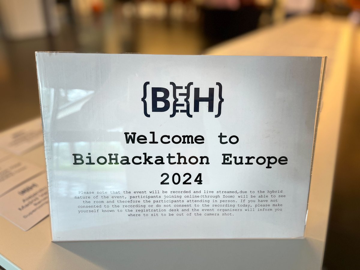 ELIXIREurope's tweet image. 🎉 We’re in Barcelona getting ready for BioHackathon 2024! #BioHackEU24
⚠️ Please follow the travel directives and stay safe. 
The project presentation will be in hybrid mode at 13:30 CET. Look forward to seeing you online and hacking on projects together 🧑‍💻 in the next few days.