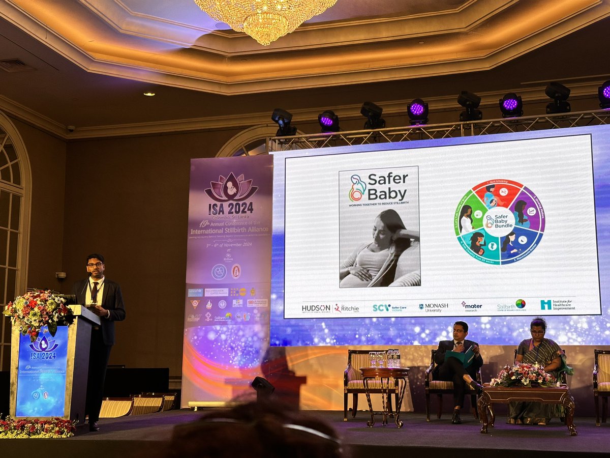 Kirstin Tindal (@kirstindal) on Twitter photo “Leave no baby, country or culture behind”
<a href="/KeethMaya/">Dr Keeth Mayakaduwage</a> Highlighting the great successes and challenges of implementing the #saferbabybundle in Victoria, Australia
<a href="/ISA2024Colombo/">ISA2024 - Colombo</a> @ISAStillbirth <a href="/CREStillbirth/">Stillbirth CRE</a> <a href="/Hudson_Research/">Hudson Institute of Medical Research</a> “Leave no baby, country or culture behind”
<a href="/KeethMaya/">Dr Keeth Mayakaduwage</a> Highlighting the great successes and challenges of implementing the #saferbabybundle in Victoria, Australia
<a href="/ISA2024Colombo/">ISA2024 - Colombo</a> @ISAStillbirth <a href="/CREStillbirth/">Stillbirth CRE</a> <a href="/Hudson_Research/">Hudson Institute of Medical Research</a>