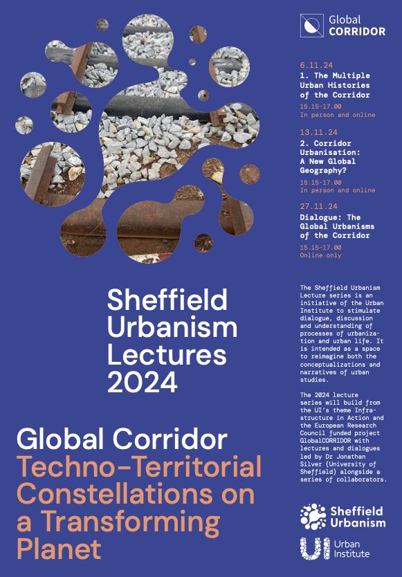 Still time to register for the Sheffield Urbanism Lecture Series, starting Wednesday 6th November on 

'The Multiple Urban Histories of the Corridor.'

Register to attend in-person in Sheffield here: lnkd.in/eX4ajzPB

And register online here: lnkd.in/eQgc2Fid