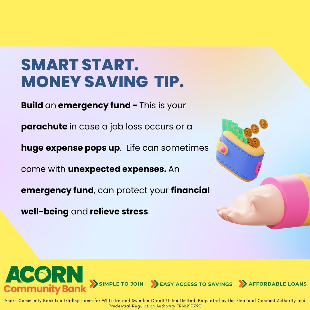 Stay ready for life’s surprises with Acorn Saver! 🌧️💸 Build better saving habits with our support. More info here: buff.ly/3R3SWlz 🌱 
#SmartSaving #FinancialSecurity #AcornCommunityBank