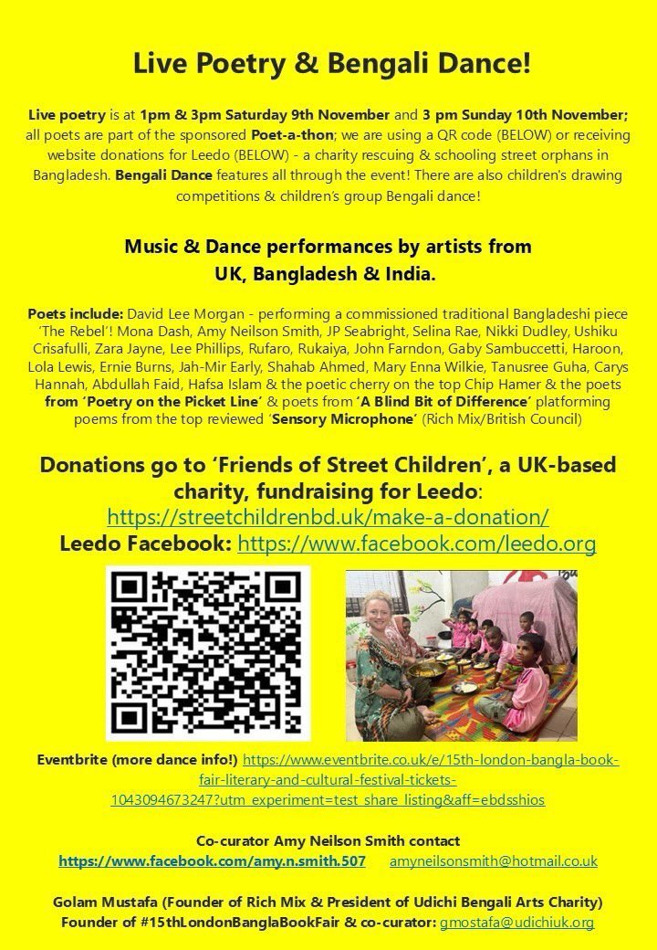 We are going to be here on 9 and 10 October. Come and say hello! 👇🏼<a href="/PrabhuGuptara/">PrabhuGuptara</a> <a href="/SangeetaWaldron/">Sangeeta Waldron</a> <a href="/joshi_ratna/">Ratna Joshi</a> <a href="/anithaq/">anitha</a> #books #Banglabookfestival