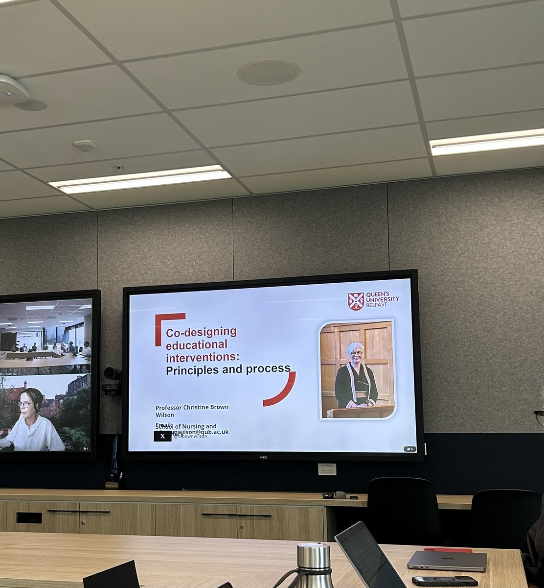 SophieCrooksRN's tweet image. An amazing #seminar in @Sydney_Uni by the fabulous Prof @crbrownwilson from our very own @QUBSONM ⭐️
Interesting insights into the value of #codesign and evaluation processes across the #nursing curriculum 🤩