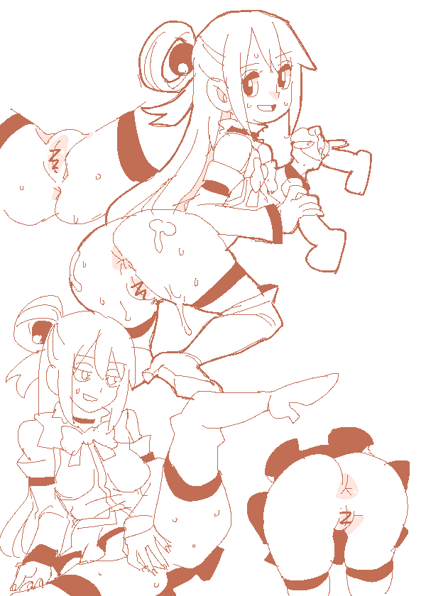 #いいおしりの日
わりと最近のお尻絵(アナル含) 