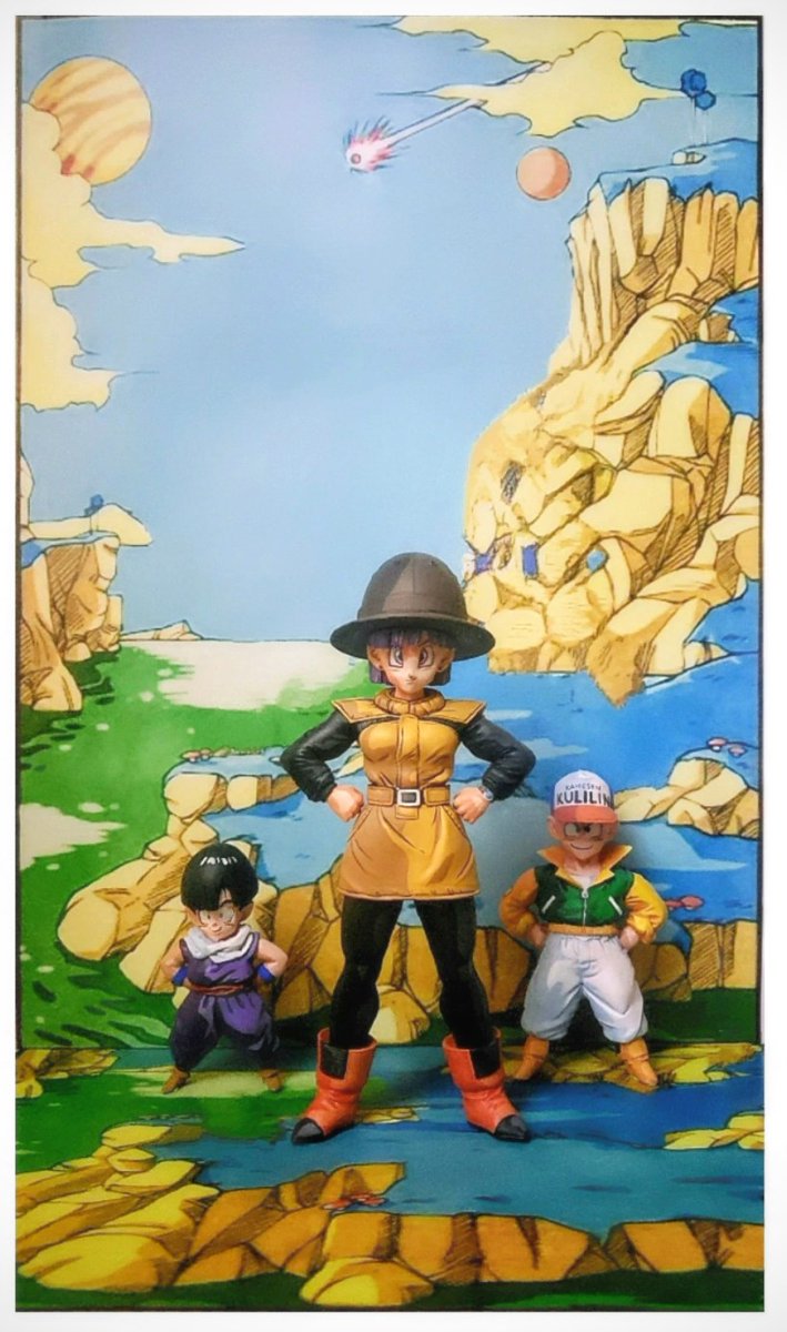 クリリン さびしい ブルマ 孫悟飯 漫画色の配色 b-clubシリーズ クリリン さびしい ブルマ 孫悟飯 漫画色の配色 b-clubシリーズ