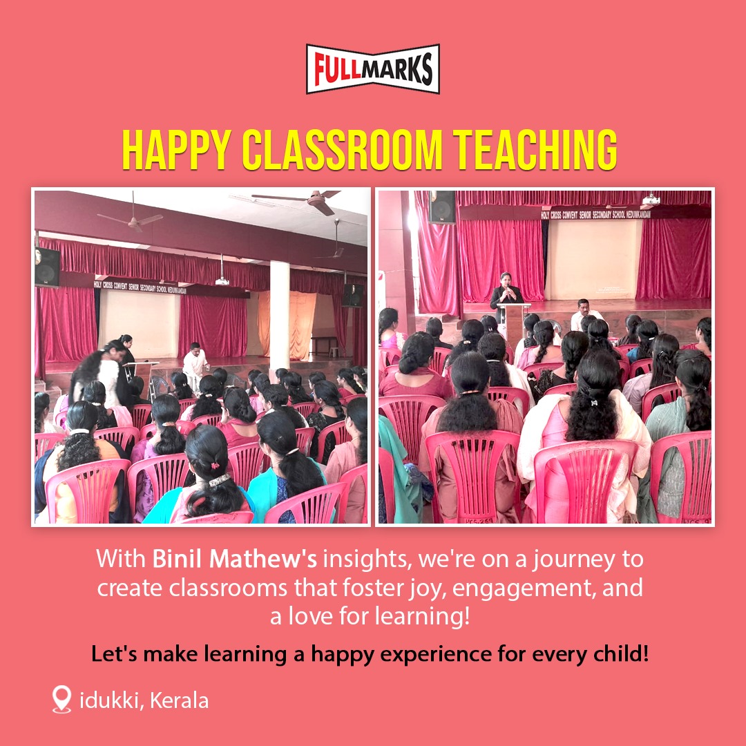 FullMarksPvtLtd's tweet photo. Team 𝐊𝐞𝐫𝐚𝐥𝐚 held an inspiring Orientation 𝐖𝐨𝐫𝐤𝐬𝐡𝐨𝐩 @ 𝐑𝐞𝐧𝐨𝐰𝐧𝐞𝐝 𝐒𝐜𝐡𝐨𝐨𝐥, 𝐍𝐞𝐝𝐮𝐦𝐤𝐚𝐧𝐝𝐚𝐦, 𝐈𝐝𝐮𝐤𝐤𝐢, led by our resourceful facilitator, Binil Mathew! 🌟
#Education #LearningWithJoy #InspiringWorkshops #ClassroomEngagement #KeralaEducation https://t.co/BbIgZRv7rI