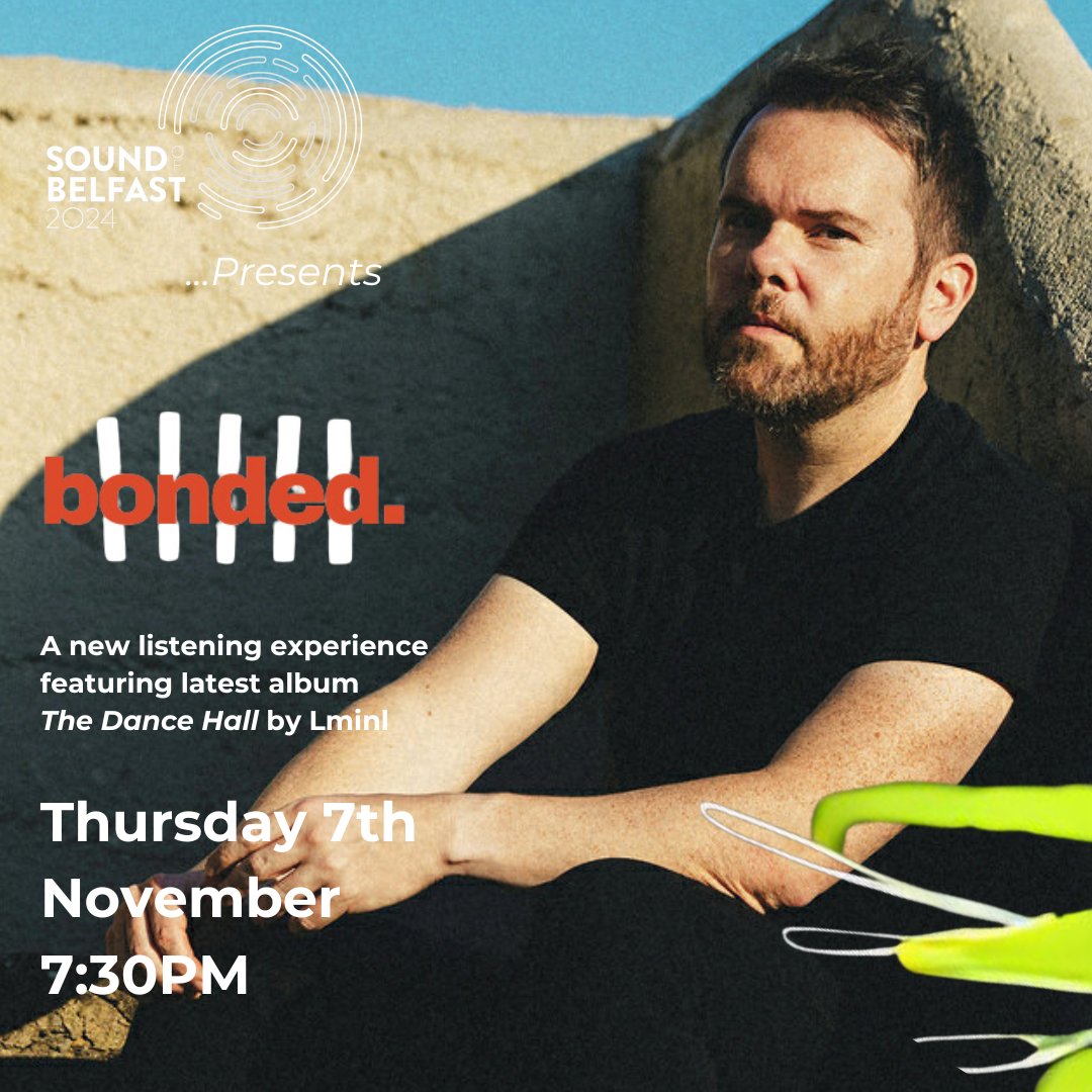 THIS THURSDAY

As part of <a href="/SoundOfBelfast/">Sound Of Belfast</a>, we present Bonded: a new night in honour of the recording craft.

First up in the series is the latest release The Dance Hall by <a href="/LMINL_Music/">LMINL</a> aka Deci Gallen (The Jane Bradfords).

Come sit back and listen.

🎟️ - skiddle.com/e/40089821