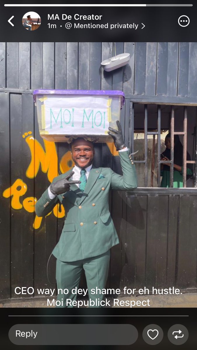 instruvoice_'s tweet image. I have been losing my mind over very low sales.
 I decided to hawk the streets of Tanke this morning 😌