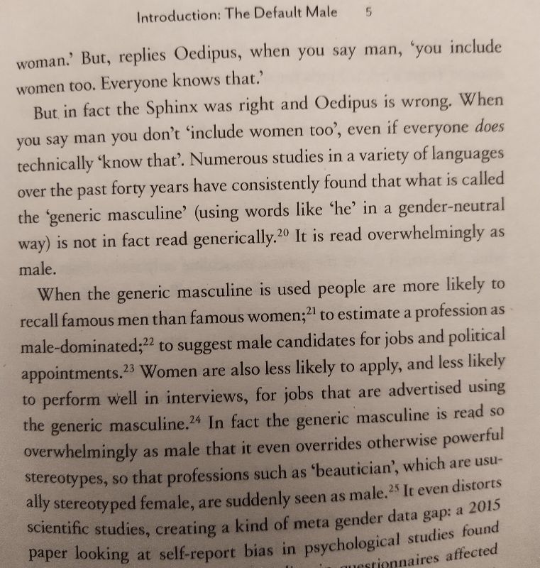 If you have kids and you speak a language with feminine and masculine words this is incredibly evident. If you say "doctors found a cure" (using the generic masculine as the Italian "dottori") a kid would understand male doctors.