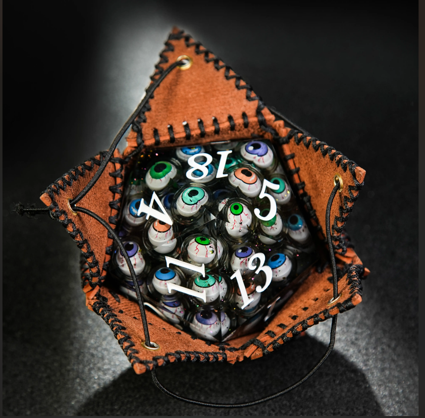 gbtdice's tweet photo. 🎃 Horror Dice Attack! A must-have for Halloween, dark style is super charged. Come and start the thrilling game journey. 💀#dice #dnd5e #dndart #d20 https://t.co/w6KUgNmD36