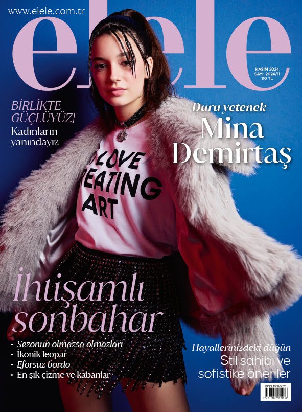 📸 | #MinaDemirtaş, “Elele” Dergisi’nin Kasım kapak sayısında! ✨

#MinaDemirtaşXElele