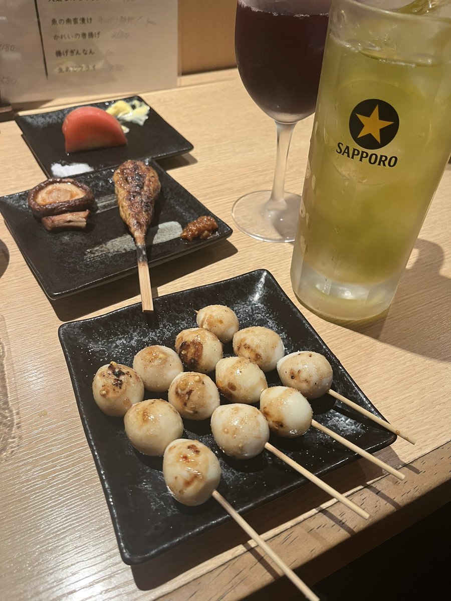 whiteheven2's tweet photo. うずらの卵串しかかたんっ！ https://t.co/XXHgAv2WfI