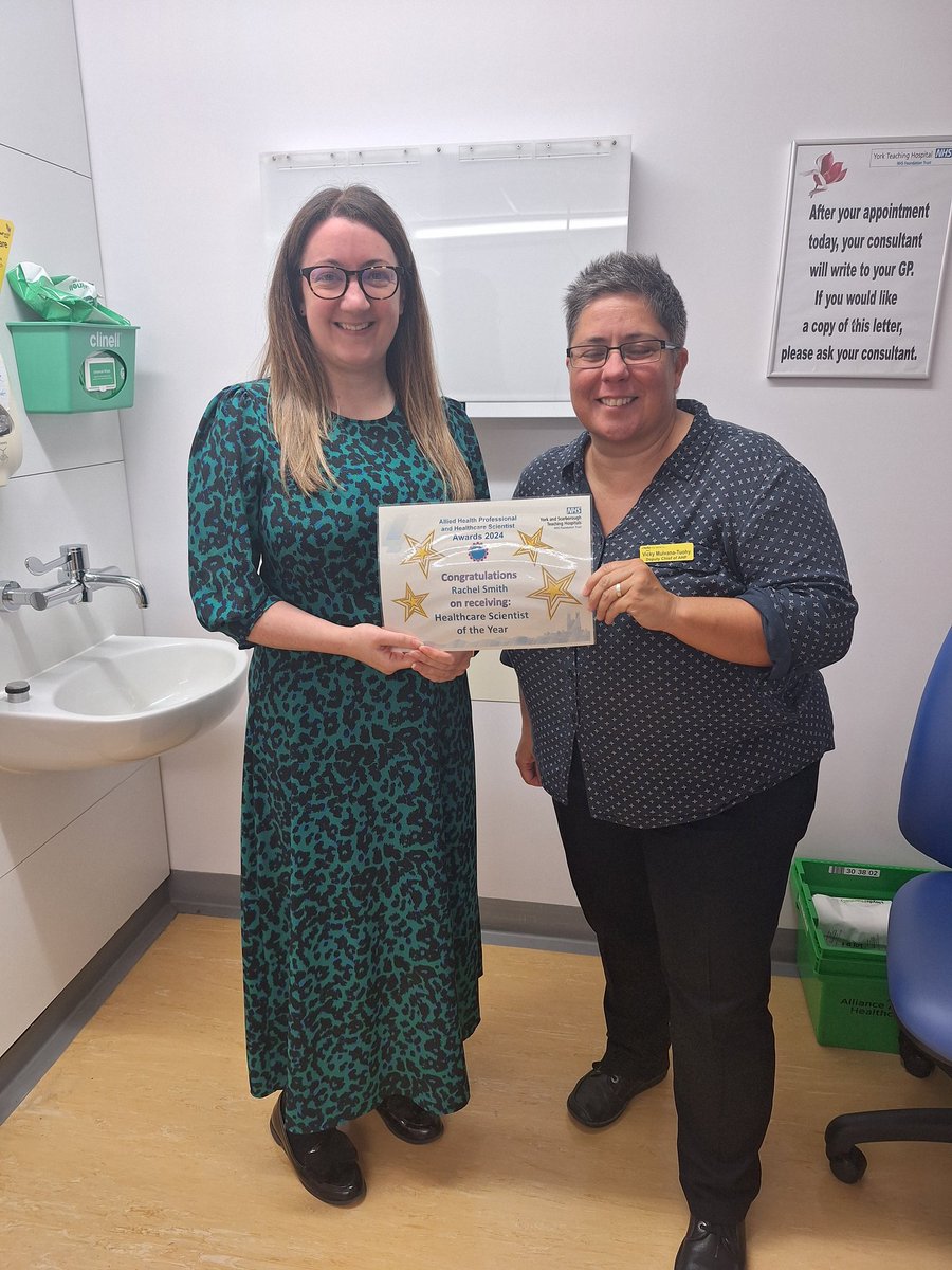 Vicky Mulvana-Tuohy (@vmulvanatuohy) on Twitter photo Our amazing <a href="/YSTeachingNHS/">York and Scarborough Teaching Hospitals NHS FT</a> Healthcare Scientists of the year Rachel Smith Pharmacy Cancer Services Manager & Chloe Waterson Principal Pharmacist - well done 👏 👏 👏 & thank you for everything you do Our amazing <a href="/YSTeachingNHS/">York and Scarborough Teaching Hospitals NHS FT</a> Healthcare Scientists of the year Rachel Smith Pharmacy Cancer Services Manager & Chloe Waterson Principal Pharmacist - well done 👏 👏 👏 & thank you for everything you do