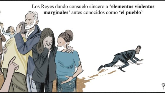 JulinLeal's tweet photo. Por el pueblo despreciado
huía cobarde el felón
entre gritos  de cabrón,
y eso es todo un atentado.
Hablan de un golpe de estado
porque a nuestro presidente
ya no lo traga la gente
y en Paiporta es perseguido
por el pueblo que, ofendido,
contra Sánchez ha explotado. https://t.co/FNVZSbKsO2