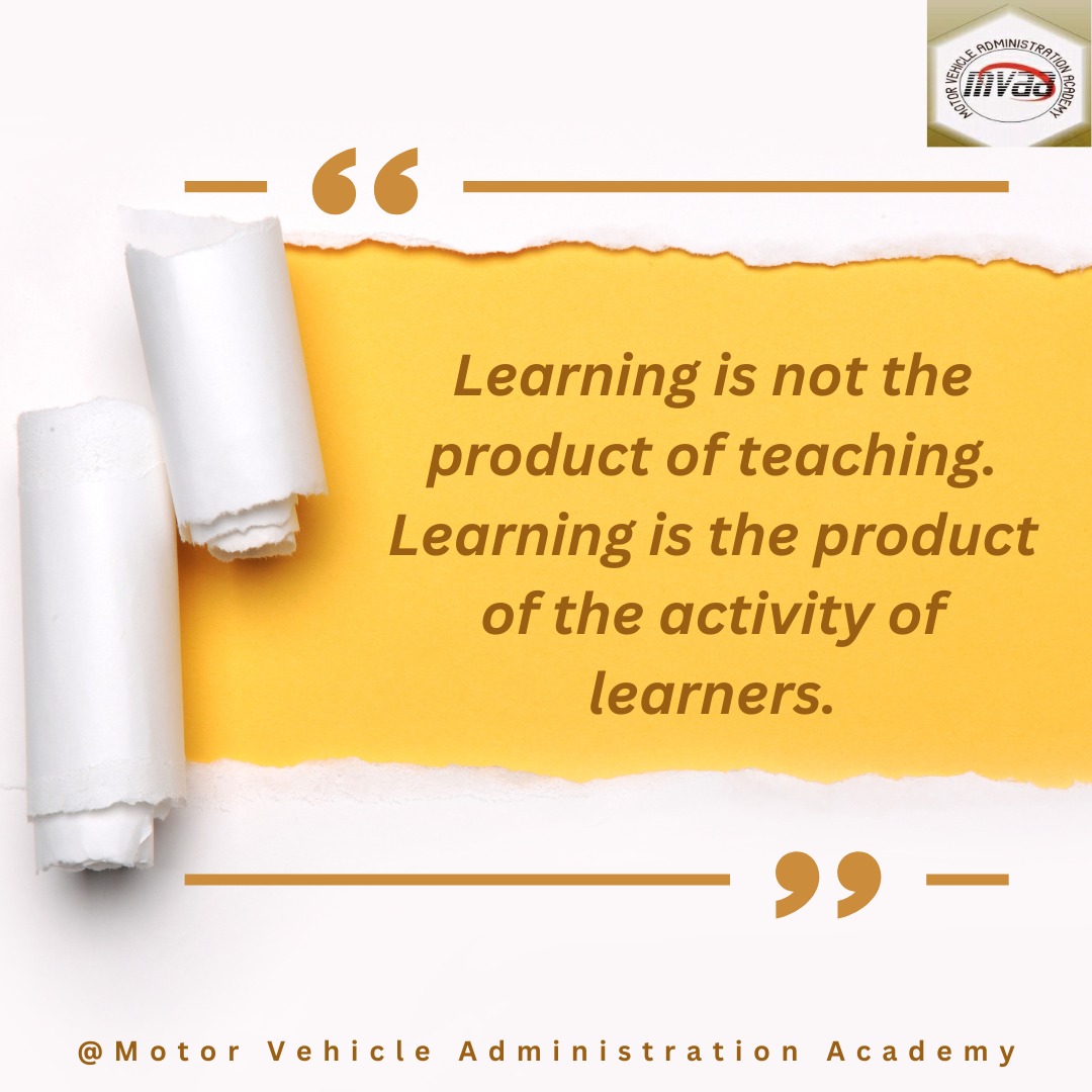 MvaaOnline's tweet photo. Learning is not the product of teaching. Learning is the product of the activity of learners.

Happy Monday! https://t.co/20UOc1LzBD