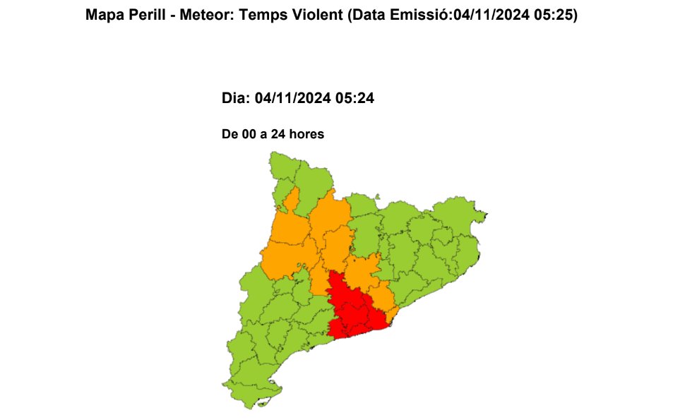 🗞 #SantJust - ⚠️ Alerta de Protecció Civil al #BaixLlobregat per fortes pluges i risc de fenòmens extrems

La previsió inclou pedregades, ratxes de vent de 90 km/h i possibles esllavissades; es demana evitar desplaçaments i extremar les precaucions.
i.mtrbio.com/ydpcibyglo