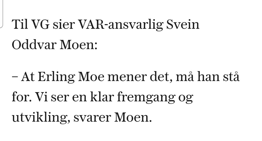 Er denne fremgangen og utviklingen i rommet med deg nå, Svein Oddvar?