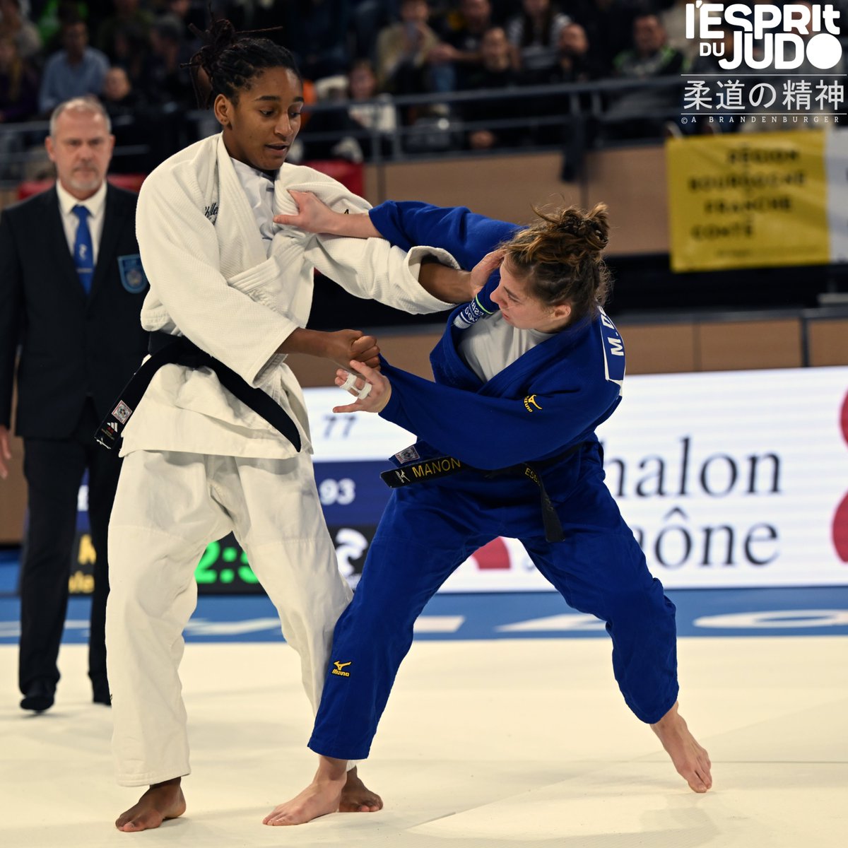 lespritdujudo's tweet photo. Championnats de France seniors première division 2024
-63kg
🥇 DEKETER Manon (ES Blanc-Mesnil Judo)
🥈AUCHECORNE Melkia (Chelles Judo)
🥉 DEBERDT Gaëtane (AS Bourg-la-Reine Judo)
🥉 DRID Rania (JC Monaco)

#chalonsursaone2024 #franceseniors1d https://t.co/48mtNOCqzn