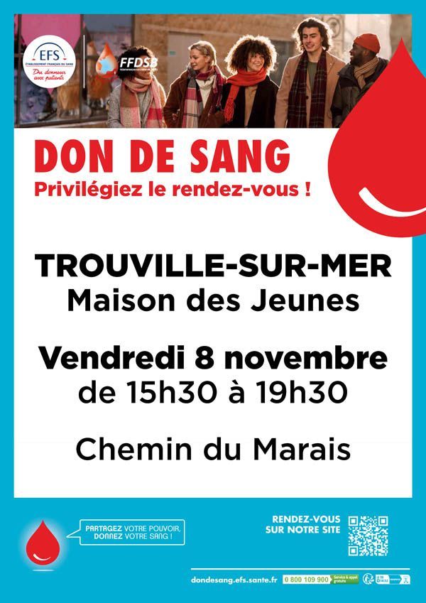 Saviez-vous qu’une simple heure de votre temps peut sauver jusqu’à 3 vies ? 😃 🩸

Prenez votre rendez-vous en ligne et devenez un héros du quotidien ! Vous repartirez avec la fierté d’avoir fait la différence et un petit goûter bien mérité ! 

🌐 buff.ly/4hsNCEA