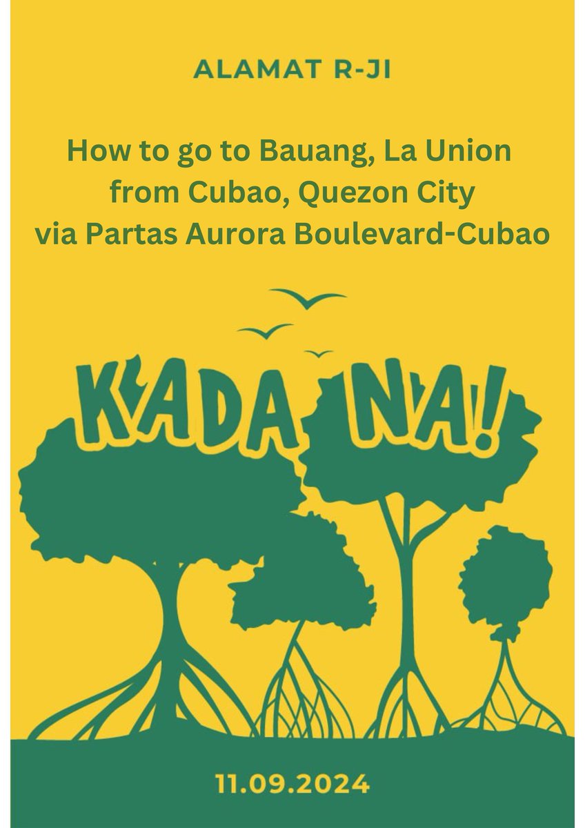 MagiliwBB's tweet photo. Eyy Purok Sais! Five days to go before 
"KADA NA!" Educational Discussion on Coastal Ecosystems + Eco Walk Para sa Kaarawan ni Rji! 

Hindi pa alam kung paano pumunta sa  La Union? Here's how to go to Bauang, La Union from Cubao, QC via Partas Aurora Blvd-Cubao: A THREAD https://t.co/ofxXi2AXWP