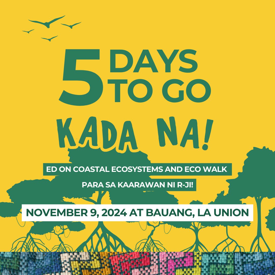 MagiliwBB's tweet photo. Eyy Purok Sais! Five days to go before 
"KADA NA!" Educational Discussion on Coastal Ecosystems + Eco Walk Para sa Kaarawan ni Rji! 

Hindi pa alam kung paano pumunta sa  La Union? Here's how to go to Bauang, La Union from Cubao, QC via Partas Aurora Blvd-Cubao: A THREAD https://t.co/ofxXi2AXWP