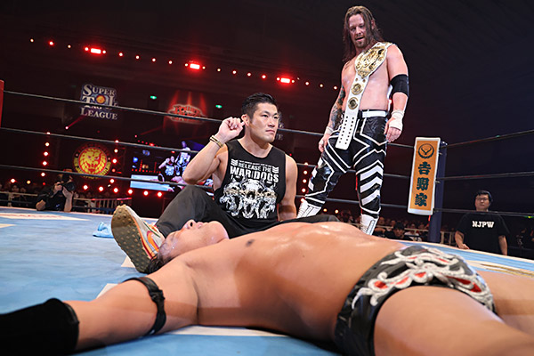 新日本プロレス×haraKIRIシルバーリングIWGPヘビー級王座モチーフ19号 新日本プロレス 4代目IWGPヘビー級王座 レプリカベルト 50周年