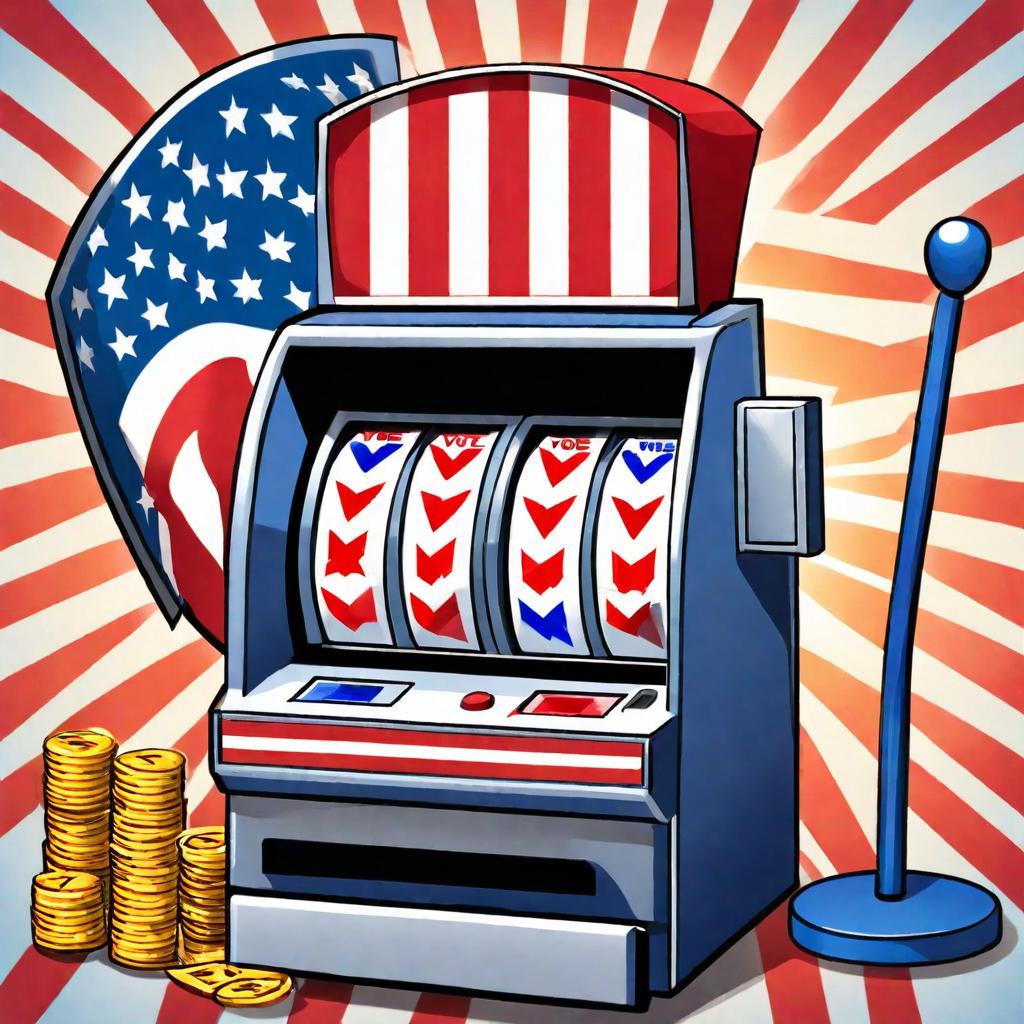 slotmeme_io's tweet photo. 🇺🇸 Election fever? 
🎲 Roll for President with @slotmeme_io! Who gets your vote?
A) Trump 🏢
B) Harris ⚖️
C) Musk 🚀
D) $SLOM drop! 🎰

First 100 drop your wallet address &amp; join our airdrop! 
 🗳️✨
#VoteWithMEME #airdropcoins 
#TrumpVance2024 https://t.co/lMJOuub11j