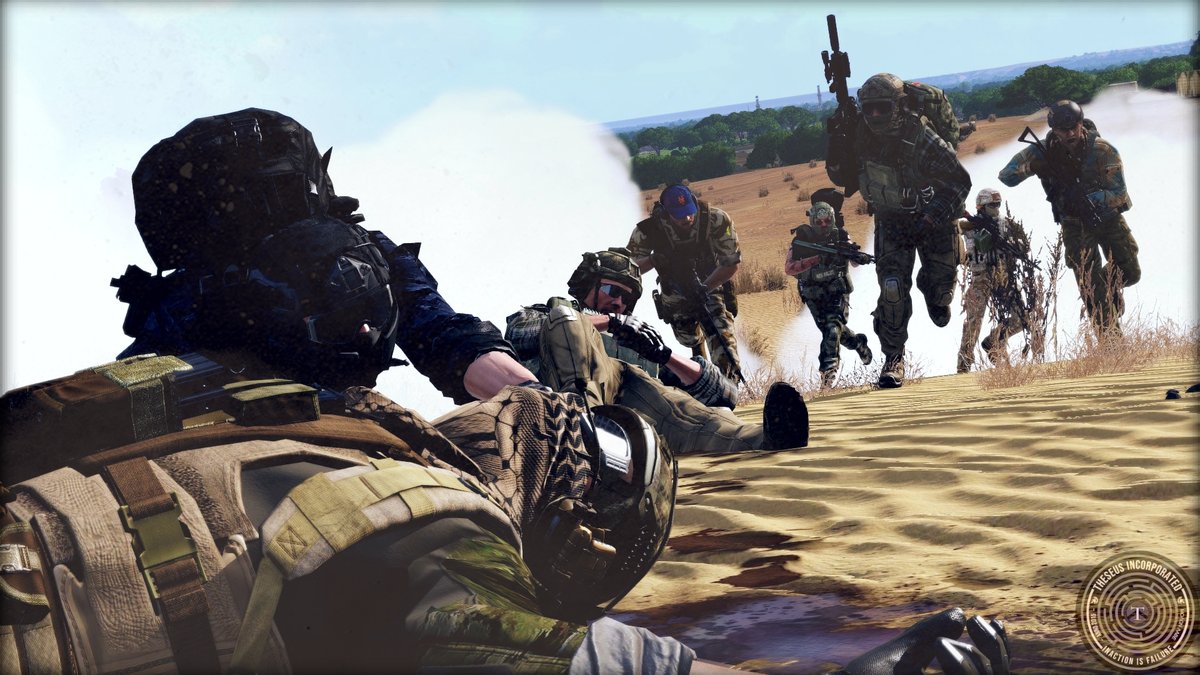 Theseus Incorporated (@theseusinc) on Twitter photo Throwback to past missions: a focused briefing, pinpointing enemy position, extracting after a successful op with smoke on the horizon, and a swift rescue under heavy fire, with one team aiding another under the cover of a smoke screen.
#Arma3 #ArmaPhotography <a href="/ArmaPlatform/">Arma Platform</a> Throwback to past missions: a focused briefing, pinpointing enemy position, extracting after a successful op with smoke on the horizon, and a swift rescue under heavy fire, with one team aiding another under the cover of a smoke screen.
#Arma3 #ArmaPhotography <a href="/ArmaPlatform/">Arma Platform</a>