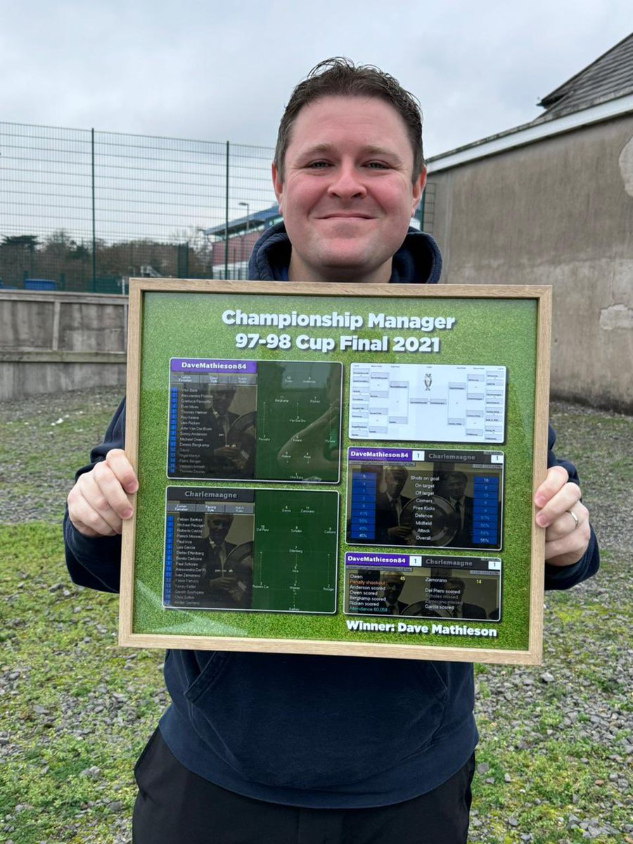 Great present from a friend for my 40th! Memento of my 2021 <a href="/cm9798/">Dave Black</a> Cup win.