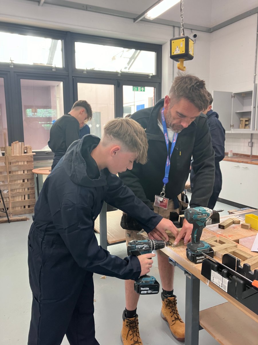 Thrilled to open the door to our new construction facility thanks to the generous support of <a href="/wolfsonfdn/">Wolfson Foundation</a>. Having dedicated space on site has sparked students' enthusiasm to learn new skills, gain a vocational qualification and pursue their interest of a career in construction.