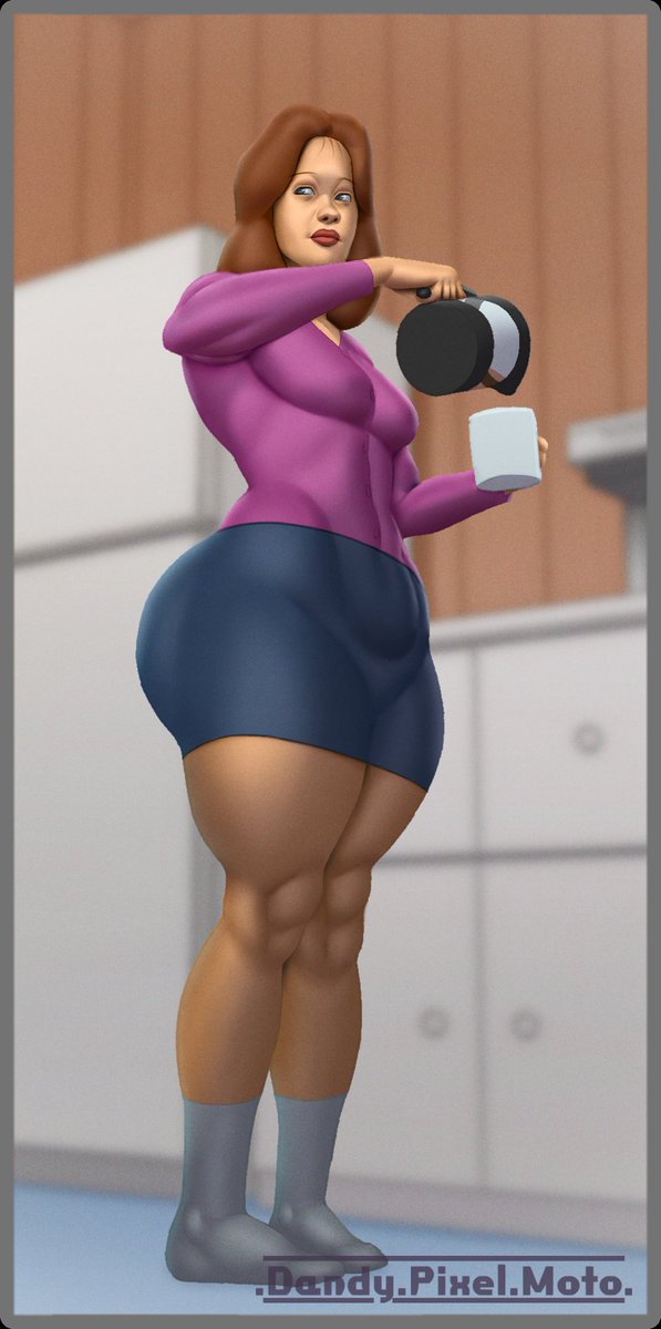 DandyPMoto's tweet photo. Donna pouring a cup of coffee #futa #nsfw #koth https://t.co/V9qgO0uyR4