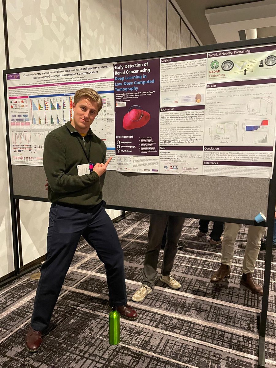 CrispinLab's tweet image. Members of our lab visited sunny San Francisco for #EDxConf2024 last month!

@williammcgough_ presented a poster on early detection for kidney cancer, and @bharathnarayana spoke about his work on the early progression of ovarian cancer 🗣️