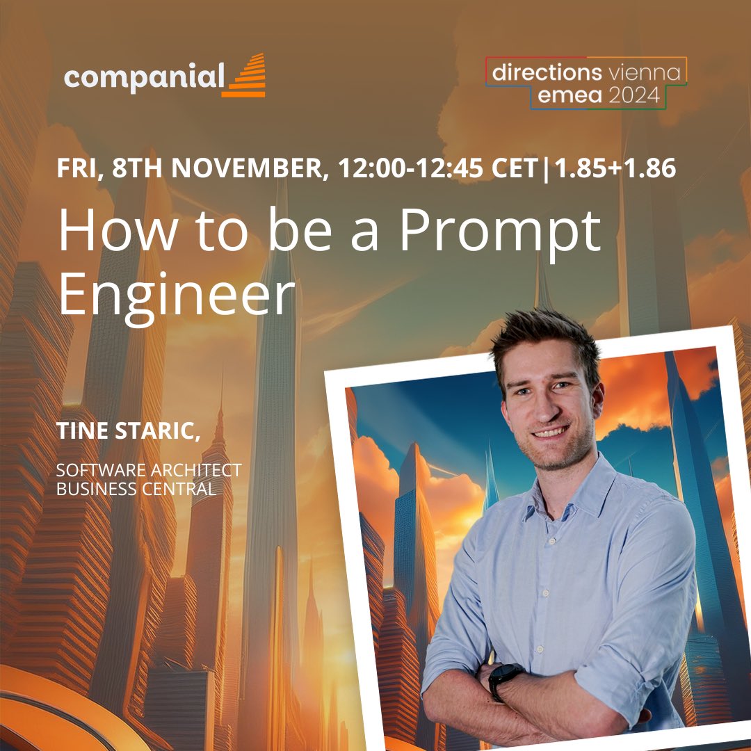 Building prompts like you’re talking to ChatGPT? Bad idea…

Are you at <a href="/DirectionsEMEA/">Directions for Partners</a> this week? There’s a cool session you can check out on Friday 😜

There’s 45 sessions on Copilot this year🤯I won’t blame you if you’ll be fed up by Friday… but I think you’ll like this one😜