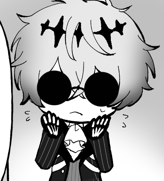 🪦くんの困り顔あざとすぎ問題 