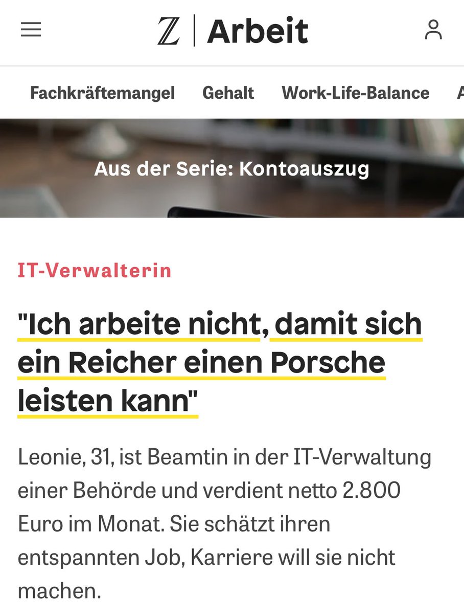 Der Staat hat mit seiner Missgunst-Propanda die Gesellschaft so vergiftet, dass schon Beamte (!) in einer Behörde (!!) denken, sie würden für einen zigarrenrauchenden Porschefahrer arbeiten.