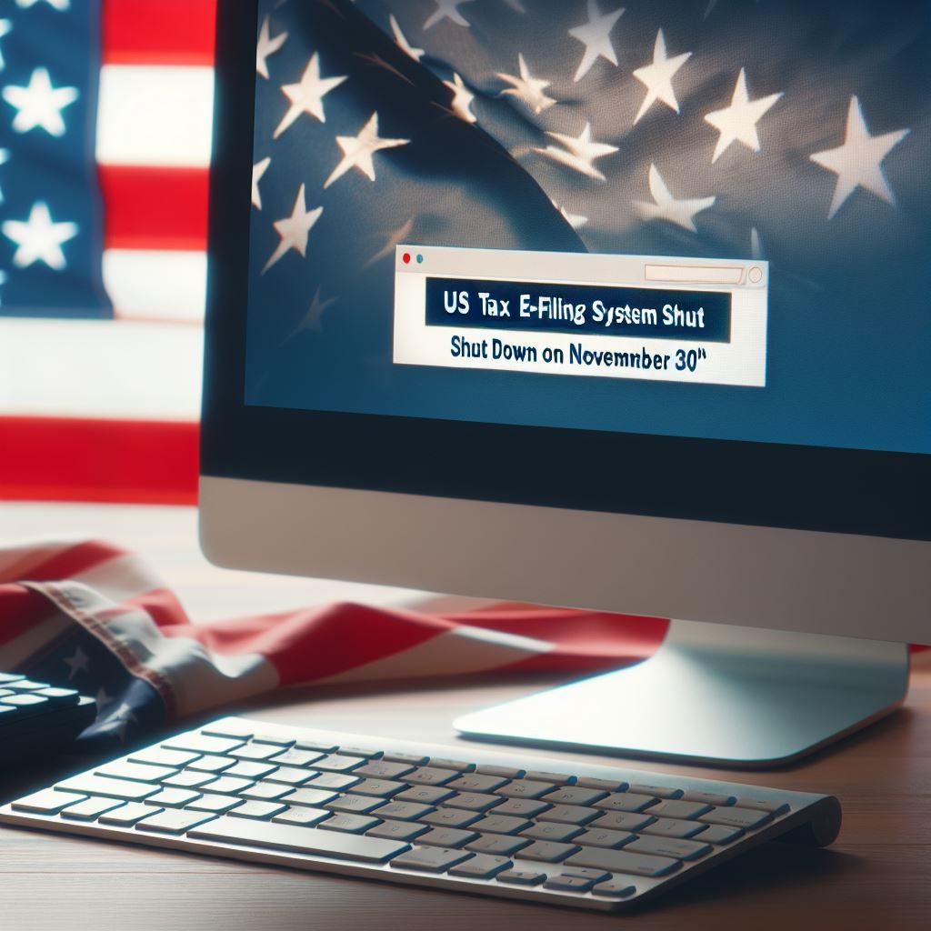 The US tax e-filing system will shut down on November 30. Make sure to e-file your tax returns to ensure quicker processing by the IRS &amp; enhanced security. Paper-filed returns take longer to process, have a significant environmental impact, &amp; incur additional postage costs. 🇺🇸🇬🇧