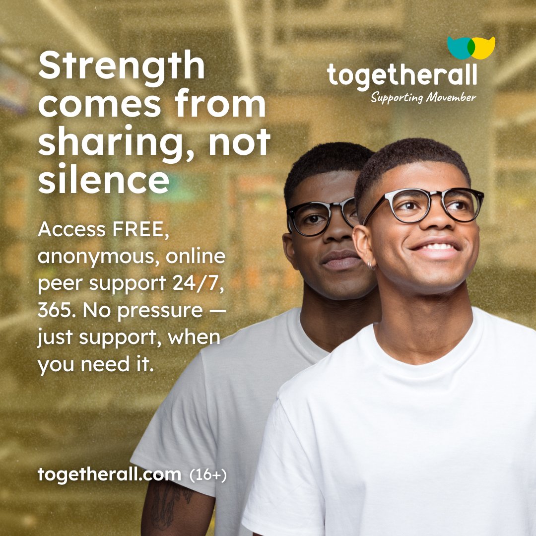 Access a supportive online community, self-help resources, and trained professionals on Togetherall. It's completely free for students and your identity remains anonymous.

Visit togetherall.com to join thousands of students finding support when they need it most.

Yo ...